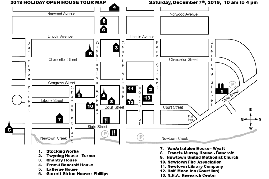 2019 House Tour Map