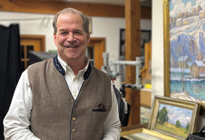 Paul Gratz in his studio
